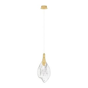 Aranyszínű acél LED dimmelhető függőlámpa üveg búrával ø 17, 5 cm Bellina – Nova Luce kép
