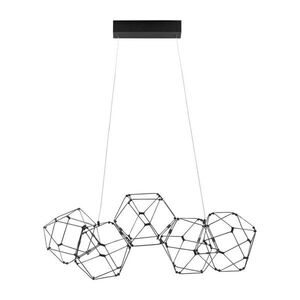 Fekete alumínium LED függőlámpa Nebula – Nova Luce kép