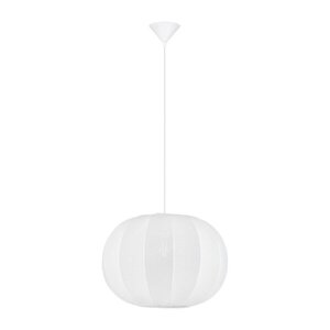 Matt fehér textil függőlámpa ø 50 cm Delina – Nova Luce kép