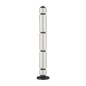 Matt fekete üveg LED állólámpa (magasság 123 cm) Liesa – Nova Luce kép