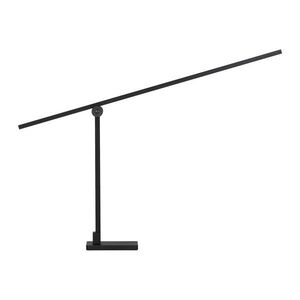 Matt fekete fém LED asztali lámpa hajlítható szerkezettel-dimmelhető (magasság 47 cm) Tenso – Nova Luce kép