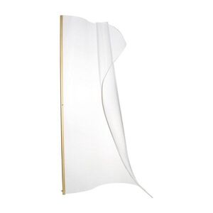 Aranyszínű alumínium LED állólámpa akrilüveg búrával (magasság 105 cm) Siderno – Nova Luce kép