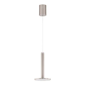 Matt ezüstszínű fém LED függőlámpa ø 15 cm Palencia – Nova Luce kép