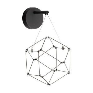 Fekete alumínium LED fali lámpa Nebula – Nova Luce kép