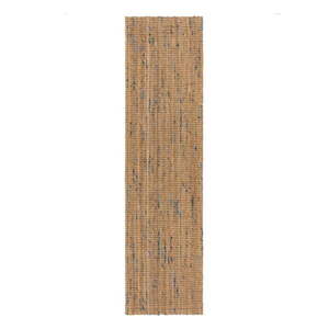 Kék-natúr színű kézi szövésű juta futószőnyeg 60x300 cm Jute Boucle Blue – Flair Rugs kép