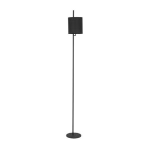Fekete fém állólámpa (magasság 176 cm) Yama – Nova Luce kép