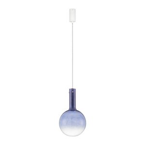 Kék üveg LED dimmelhető függőlámpa ø 25 cm Nostos – Nova Luce kép