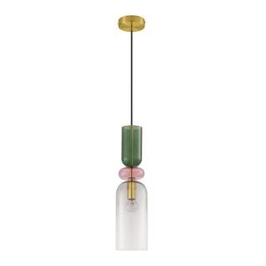 Aranyszínű üveg függőlámpa ø 11 cm Murano – Nova Luce kép