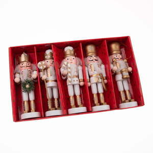 Fa karácsonyi figura készlet 5 db-os (magasság 12, 5 cm) – Dakls kép