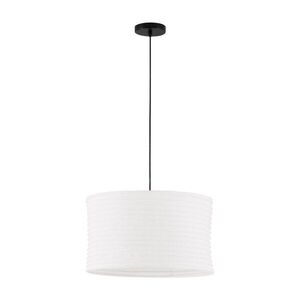 Fehér len függőlámpa ø 50 cm Linnet – Nova Luce kép
