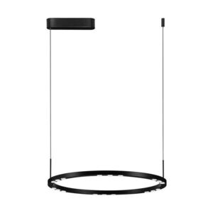 Matt fekete alumínium LED dimmelhető függőlámpa ø 60 cm Lunette – Nova Luce kép