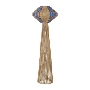 Kék-natúr színű kötél állólámpa (magasság 152 cm) Abby – Nova Luce kép