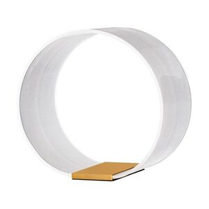Aranyszínű alumínium LED dimmelhető asztali lámpa akrilüveg búrával (magasság 28 cm) Valentin – Nova Luce kép