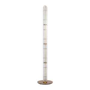 Sárgaréz színű fém LED állólámpa üveg búrával (magasság 165, 5 cm) Gloree – Nova Luce kép