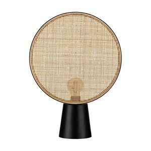 Matt fekete-natúr színű fém asztali lámpa (magasság 48, 5 cm) Tierra – Nova Luce kép