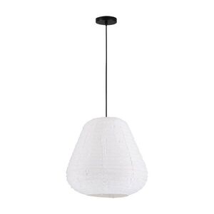 Fehér len függőlámpa ø 50 cm Linnet – Nova Luce kép