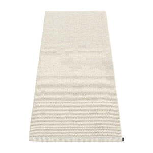 Krémszínű kültéri-beltéri futószőnyeg 60x150 cm Mono Linen Vanilla – Pappelina kép