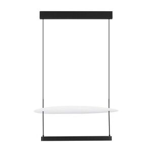 Fehér-matt fekete alumínium LED dimmelhető függőlámpa ø 60 cm Diona – Nova Luce kép