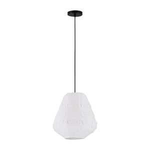 Fehér len függőlámpa ø 36 cm Linnet – Nova Luce kép
