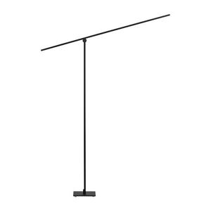Matt fekete fém LED állólámpa hajlítható szerkezettel-dimmelhető (magasság 144 cm) Tenso – Nova Luce kép