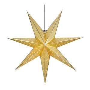 Glitter aranyszínű karácsonyi függő fénydekoráció, hosszúság 75 cm - Markslöjd kép