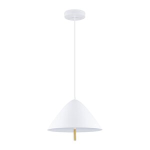 Fehér fém LED függőlámpa fém búrával ø 40 cm Oros – Nova Luce kép