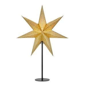 Aranyszínű fénydekoráció karácsonyi mintával ø 45 cm Glitter – Markslöjd kép