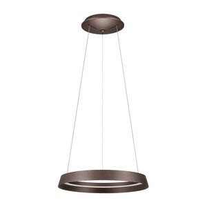 Barna alumínium LED dimmelhető függőlámpa akrilüveg búrával ø 45 cm Ormi – Nova Luce kép