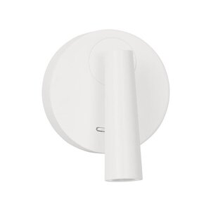 Matt fehér alumínium LED spotlámpa hajlítható szerkezettel 7x10 cm Tico – Nova Luce kép