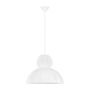 Matt fehér textil függőlámpa ø 50 cm Delina – Nova Luce kép