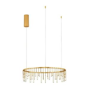 Aranyszínű alumínium LED dimmelhető függőlámpa ø 65 cm Stellar – Nova Luce kép