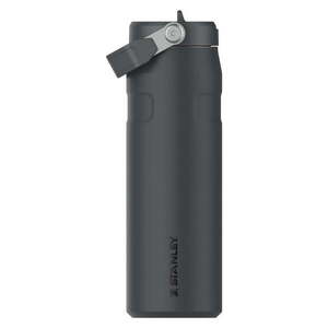Fekete rozsdamentes acél termosz 700 ml IceFlow™ Flip Straw 2.0 Tumbler Black – Stanley kép