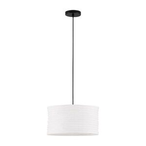 Fehér len függőlámpa ø 38 cm Linnet – Nova Luce kép