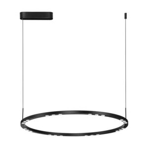 Matt fekete alumínium LED dimmelhető függőlámpa ø 80 cm Lunette – Nova Luce kép
