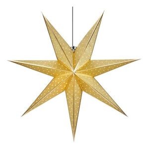 Aranyszínű fénydekoráció karácsonyi mintával ø 45 cm Glitter – Markslöjd kép