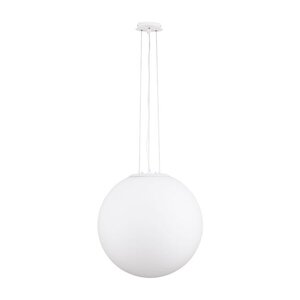 Fehér üveg függőlámpa ø 50 cm Nevoso – Nova Luce kép