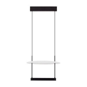 Fehér-matt fekete alumínium LED dimmelhető függőlámpa ø 40 cm Diona – Nova Luce kép
