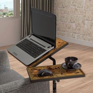 Laptop állvány, fenyőfa fekete - - Butopêa kép