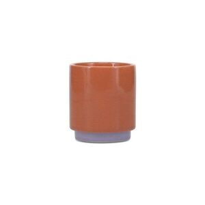 Narancssárga-lila kőedény csésze 130 ml Duo – ONA kép