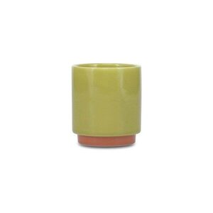Zöld-narancssárga kőedény csésze 130 ml Duo – ONA kép