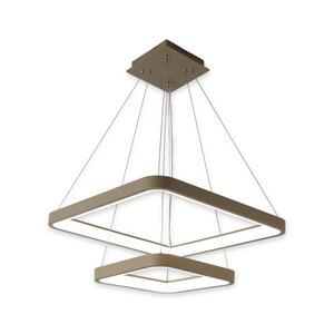BRILAGI - LED dimmelhető kábelre függeszthető csillár FALCON SLIM LED/78W/230V bézs + távirányító BRDX1331-2/BG kép