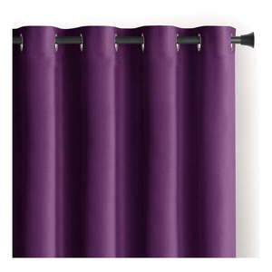 Lila bársony dimout (részleges sötétítő) függöny 140x270 cm Eyelets – Restilo kép