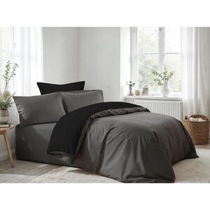 Antracitszürke kétszemélyes ágyneműhuzat 200x200 cm – Mijolnir kép