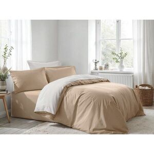 Bézs egyszemélyes ágyneműhuzat 200x140 cm – Mijolnir kép