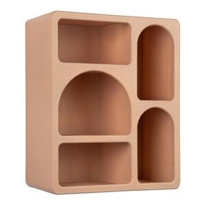 Terrakotta színű többszintes fali polc 40 cm Creamy – Bizzotto kép