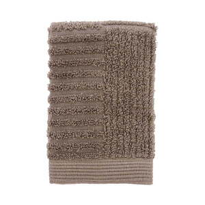 Szürkésbarna frottír pamut törölköző 30x30 cm Classic – Zone kép
