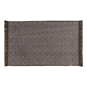 Sötétbarna textil fürdőszobai kilépő 50x80 cm Morocco – Mette Ditmer Denmark kép