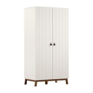 Bézs gyerek ruhásszekrény 99x196x58 cm Sezane – Vipack kép