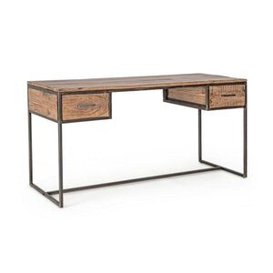 Íróasztal akácfa asztallappal 60x150 cm Elmer – Bizzotto kép