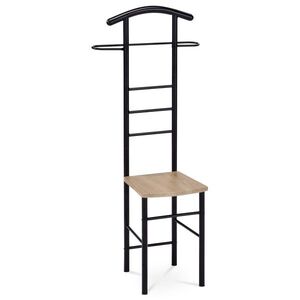 Szobainas 81870 BK fekete lakk/szonoma tölgyfa, 119 cm, fekete kép